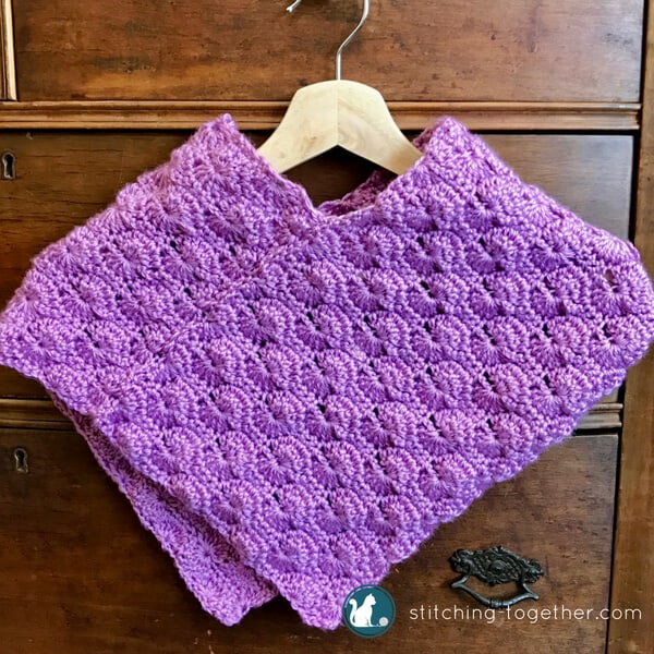 Starburst Crochet Toddler Poncho | Free Crochet Pattern