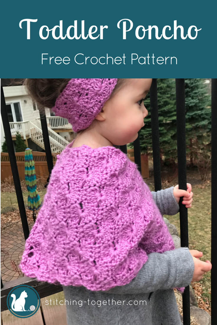 Make this adorable toddler poncho with this free crochet pattern! Perfect for the tiny toddler in your life. Pattern calls for caron simply soft yarn.