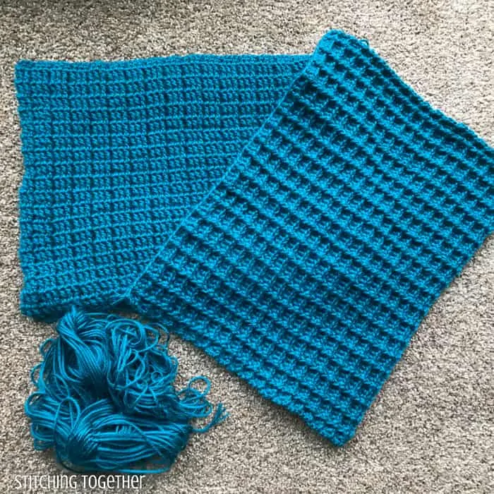 2 crochet cushion covers