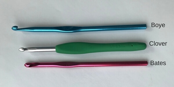 No contest, these are the best hooks I have ever used. With them I can crochet longer and faster. Read the full clover amour crochet hook review.