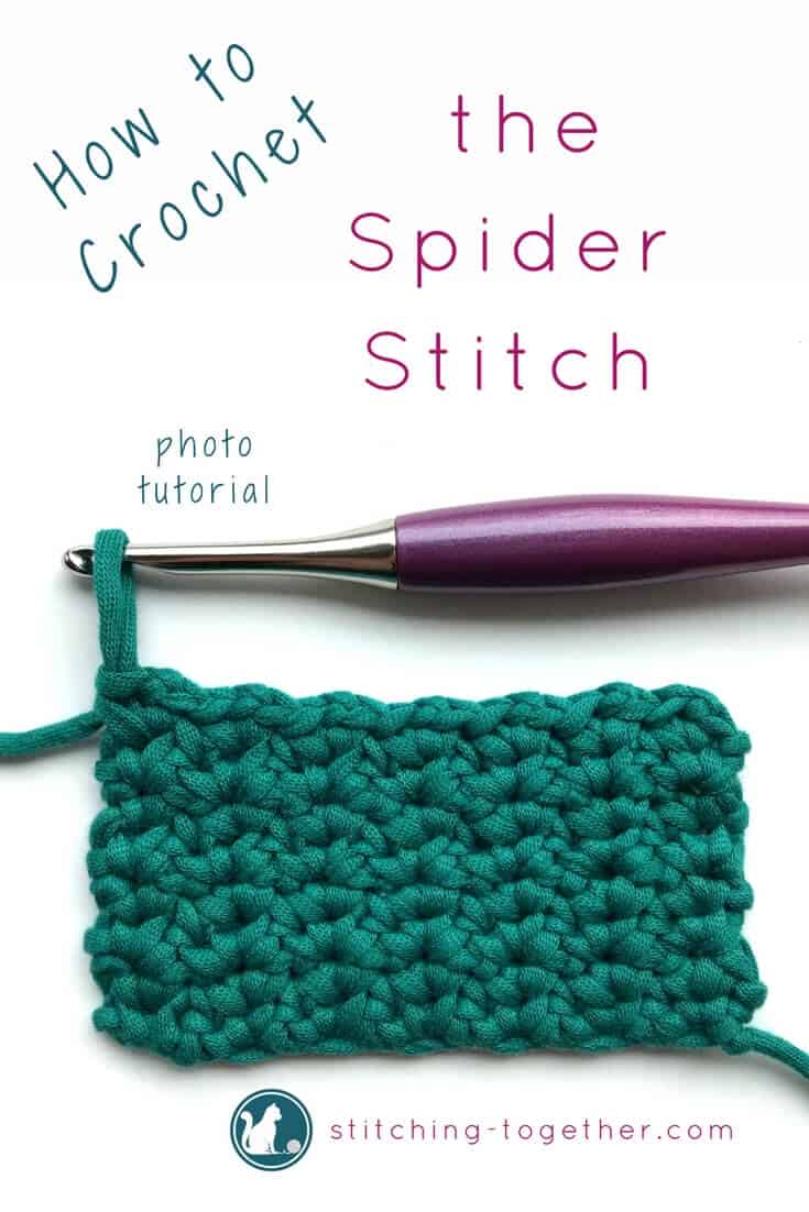 Learn how to crochet the spider stitch with this step by step photo tutorial. It is an easy to follow guide for the spider stitch.