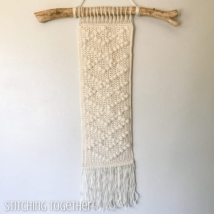 Modern Crochet Wall Hanging