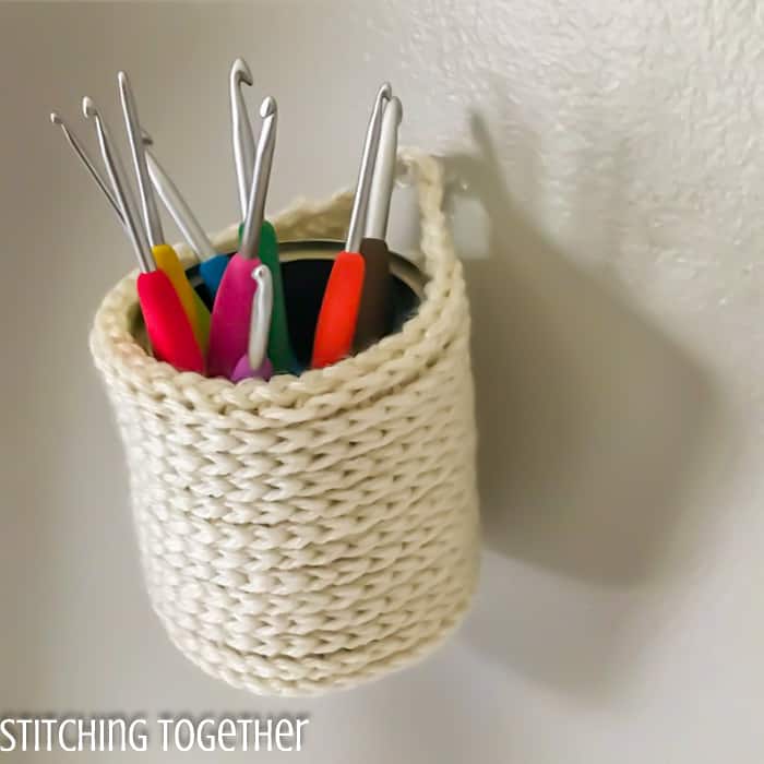 Mini Crochet Hanging Baskets