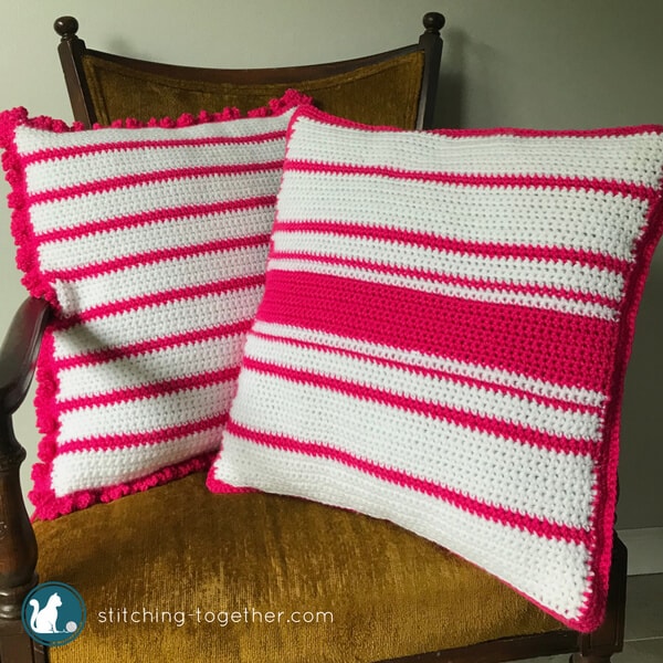 Get your house fiesta ready with this adorable hola crochet pillow pattern. This easy and free crochet pattern combines crochet and cross stitch to make a fun crochet cushion for your couch. Give your pillows a cover that will make them stand out in your living room!