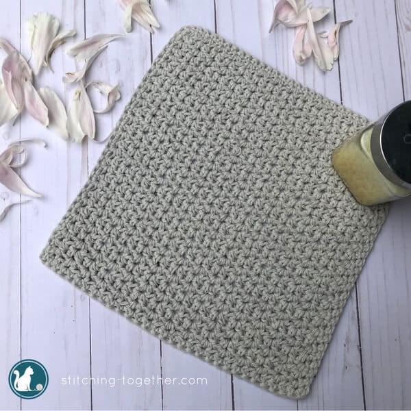 Crocheted Cotton Washcloths the Neutrals 