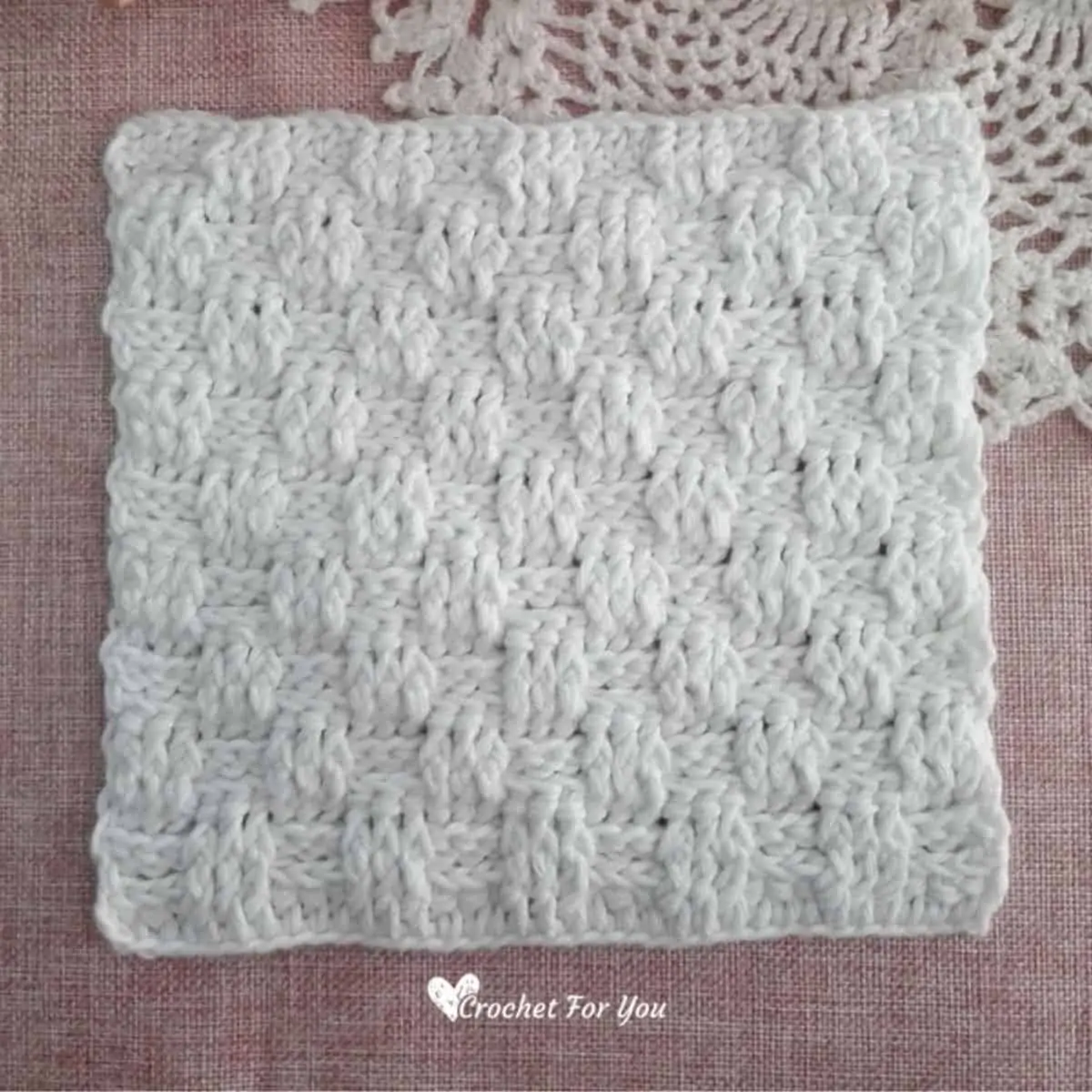 Mama's Easy Crochet Dishcloth - Crochet 365 Knit Too