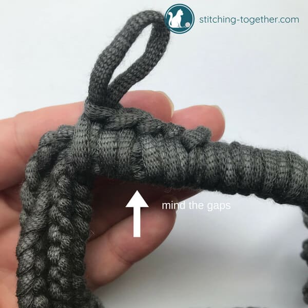 crochet bag handle 