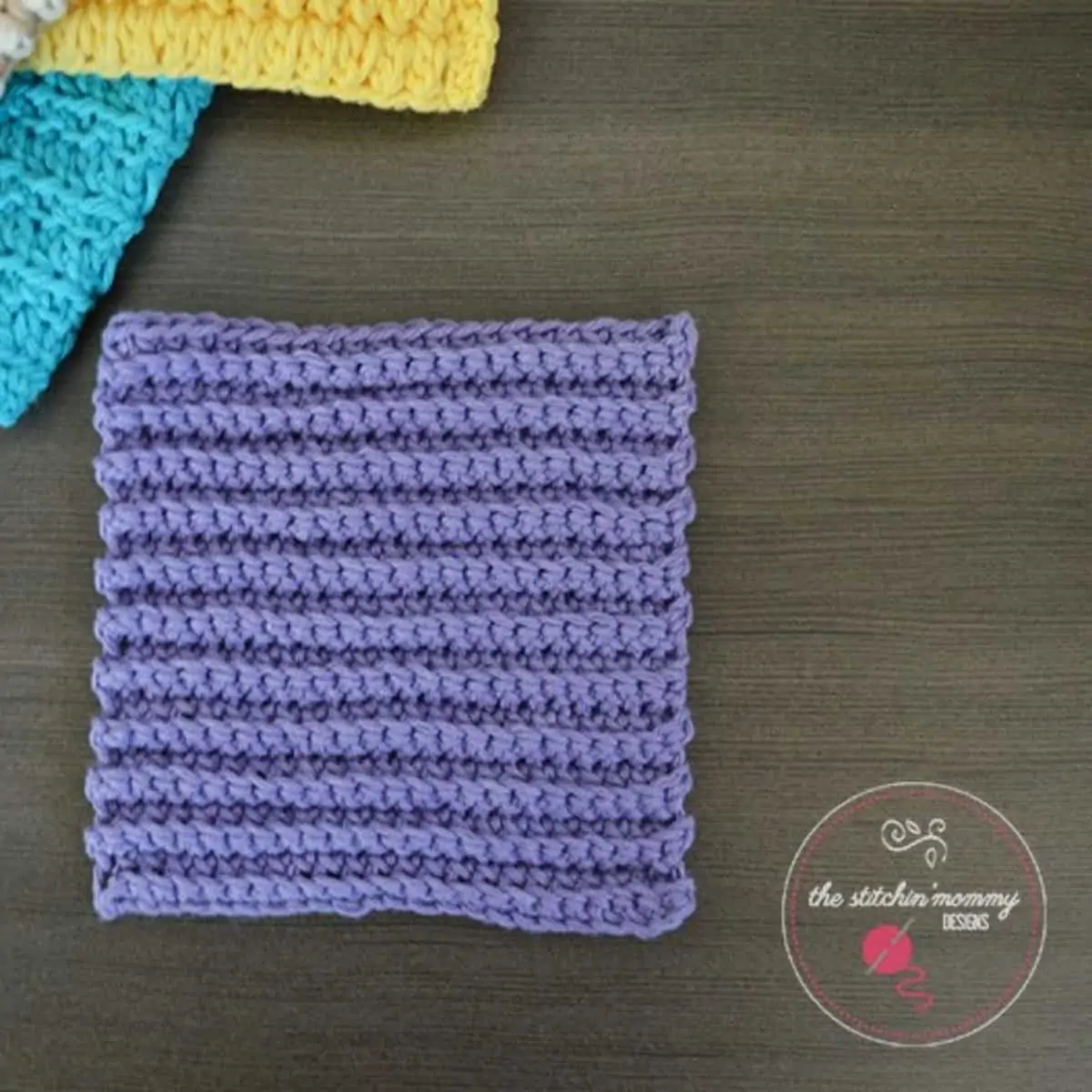 Mama's Easy Crochet Dishcloth - Crochet 365 Knit Too