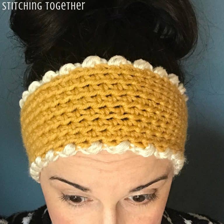 Crochet Ear Warmer Pattern [with a Size Chart!] Stitching Together
