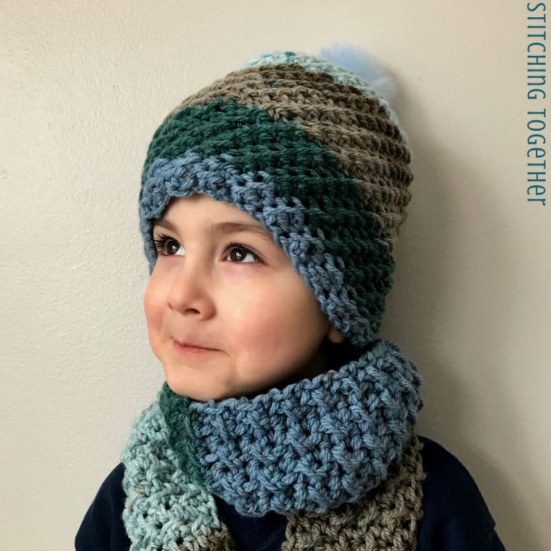 Over the Ridge Crochet Boy Hat Pattern