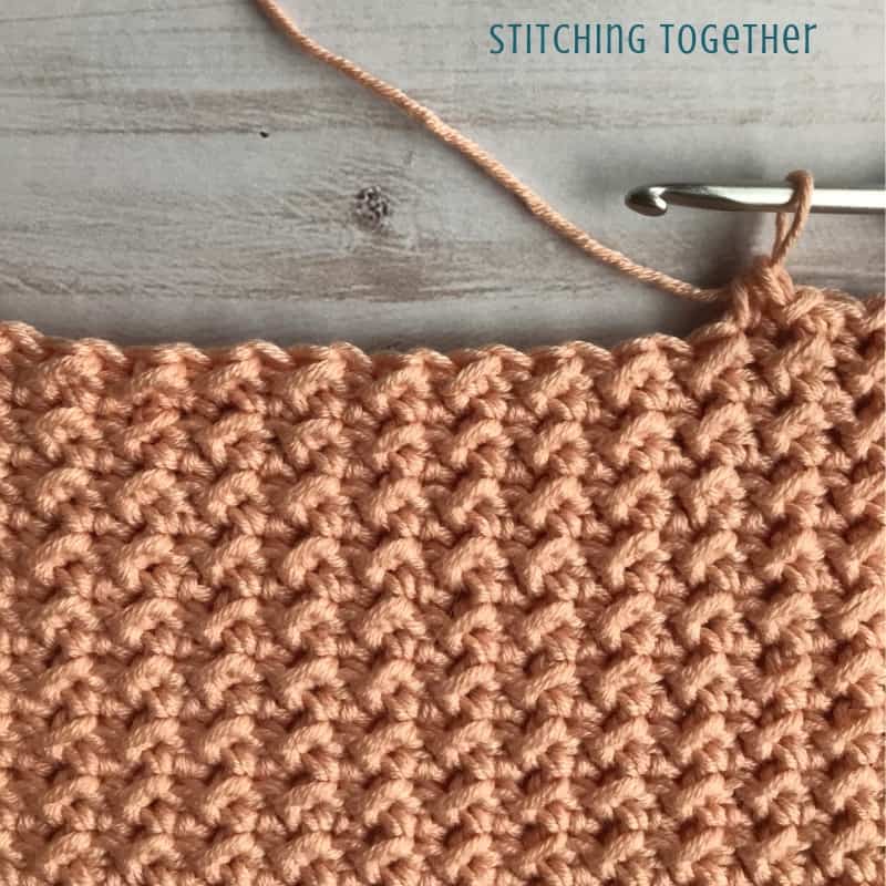 Crunch Stitch and Even Moss Stitch Crochet Tutorial