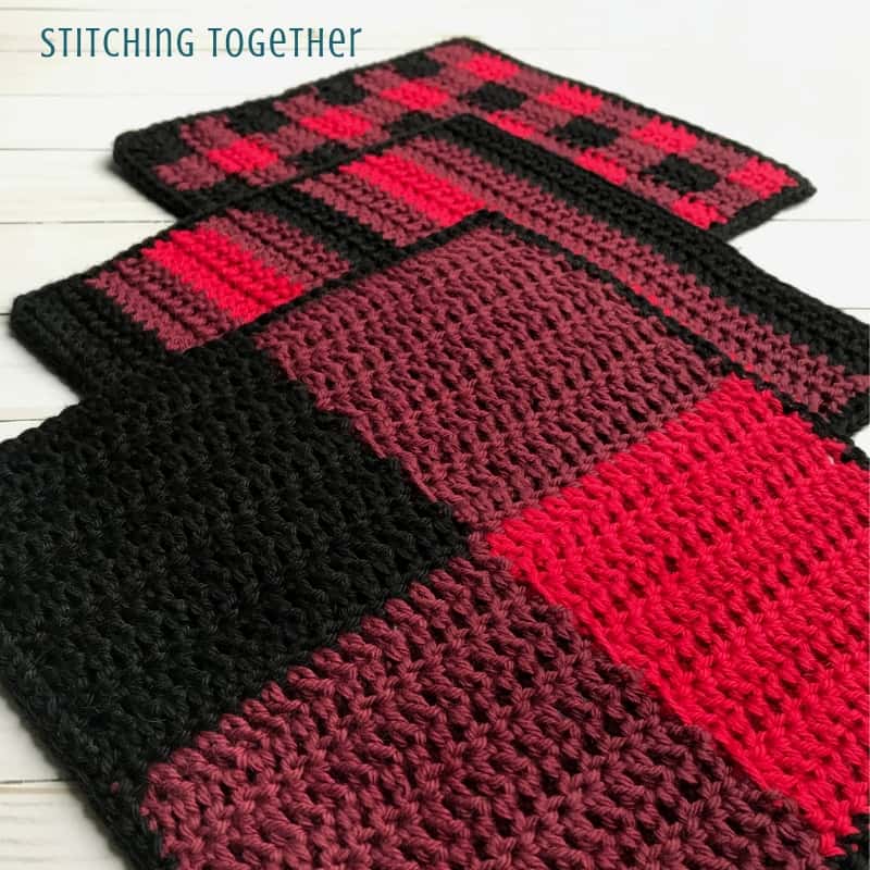 The Plaid Stitch - Joining a new way - Whistle and Ivy