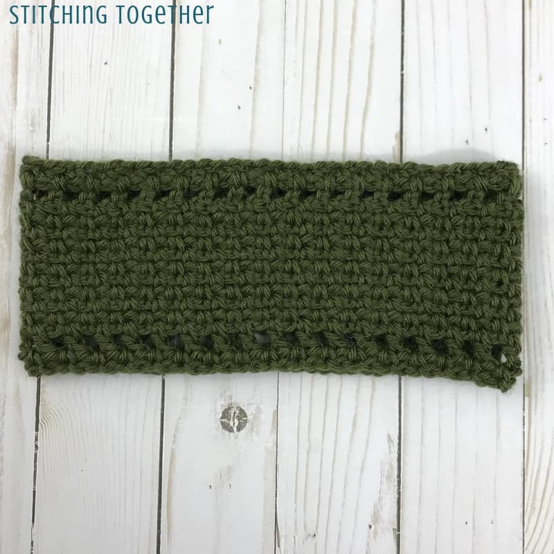 Moss Stitch Ear Warmer