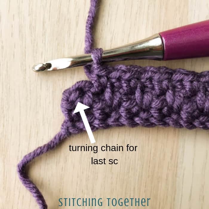 showing the turning chain