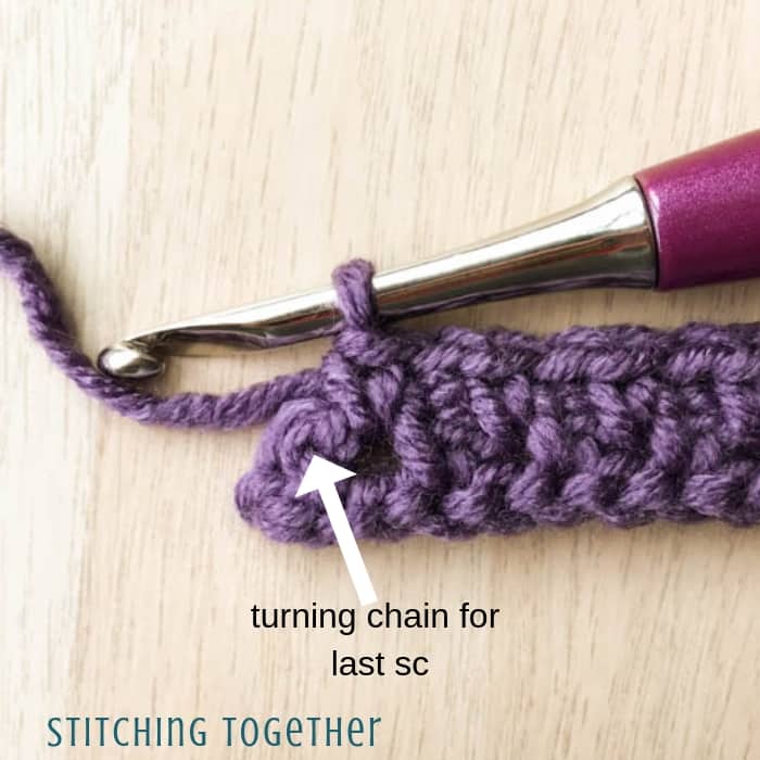 showing the turning chain