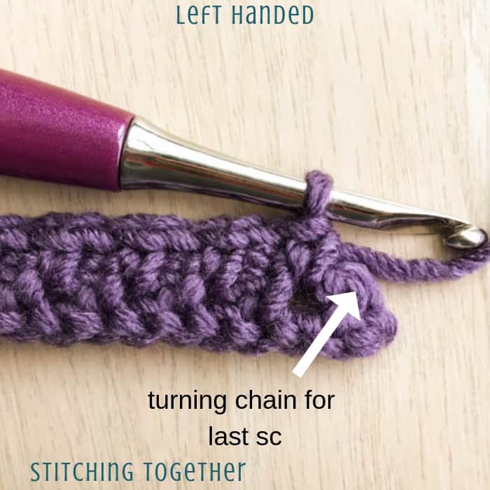 showing the turning chain