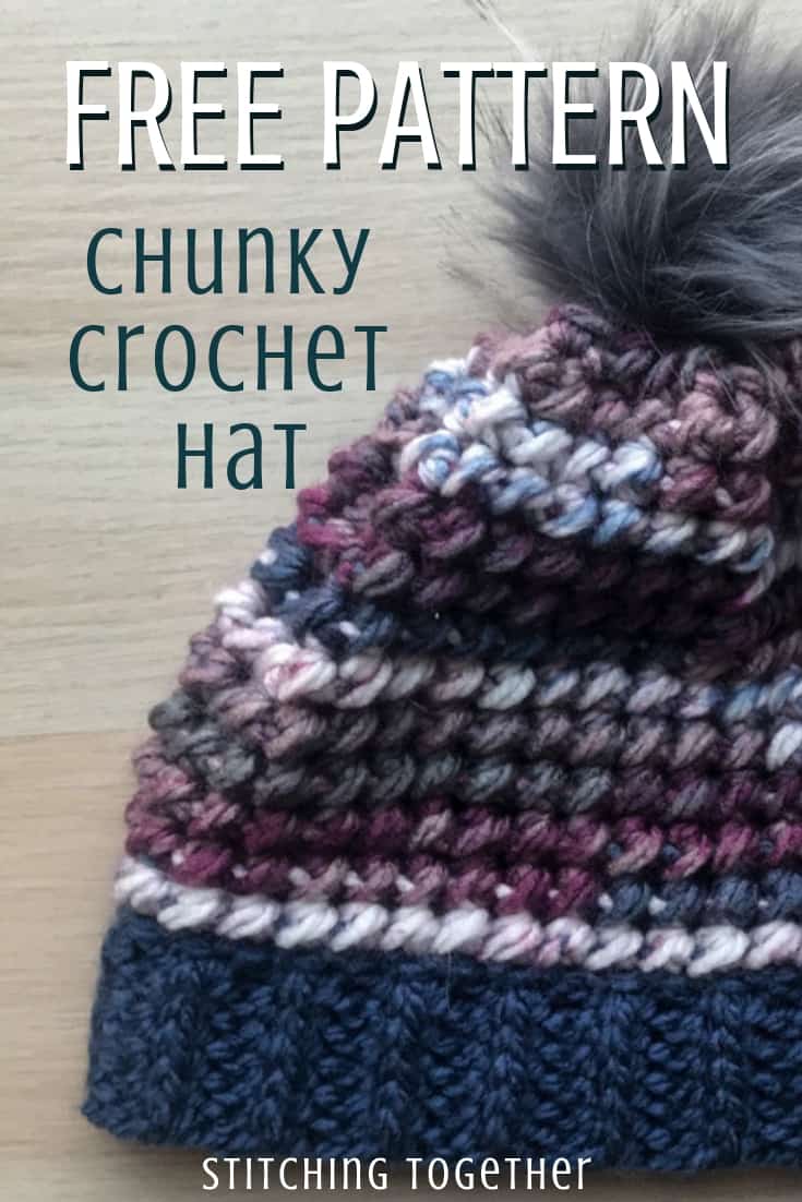 Pin Image for chunky crochet hat 