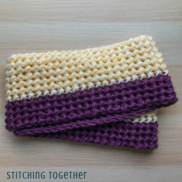 chunky crochet infinity scarf