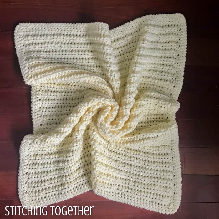 Squishy and Chunky Crochet Baby Blanket