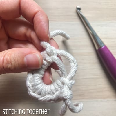 single crochets in a magic ring