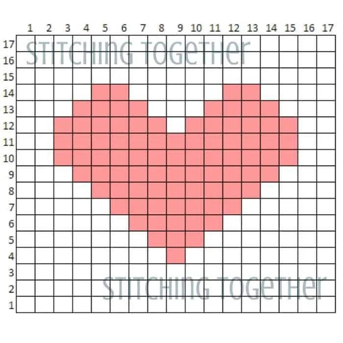 heart graph for headband