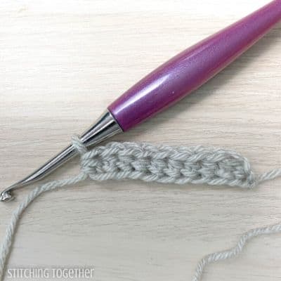 short foundation half double crochet row