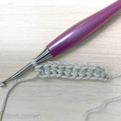 short foundation half double crochet row