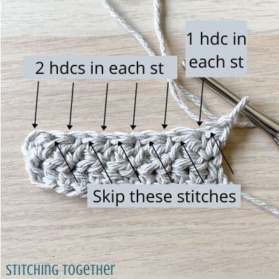 how to mhdc3tog showing step by step with hook and yarn