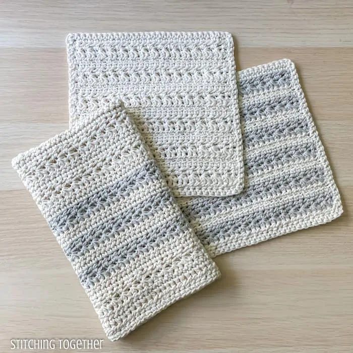 Textured Crochet Kitchen Towel