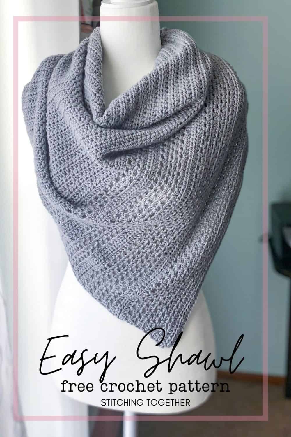 Cedar creek easy crochet shawl pattern