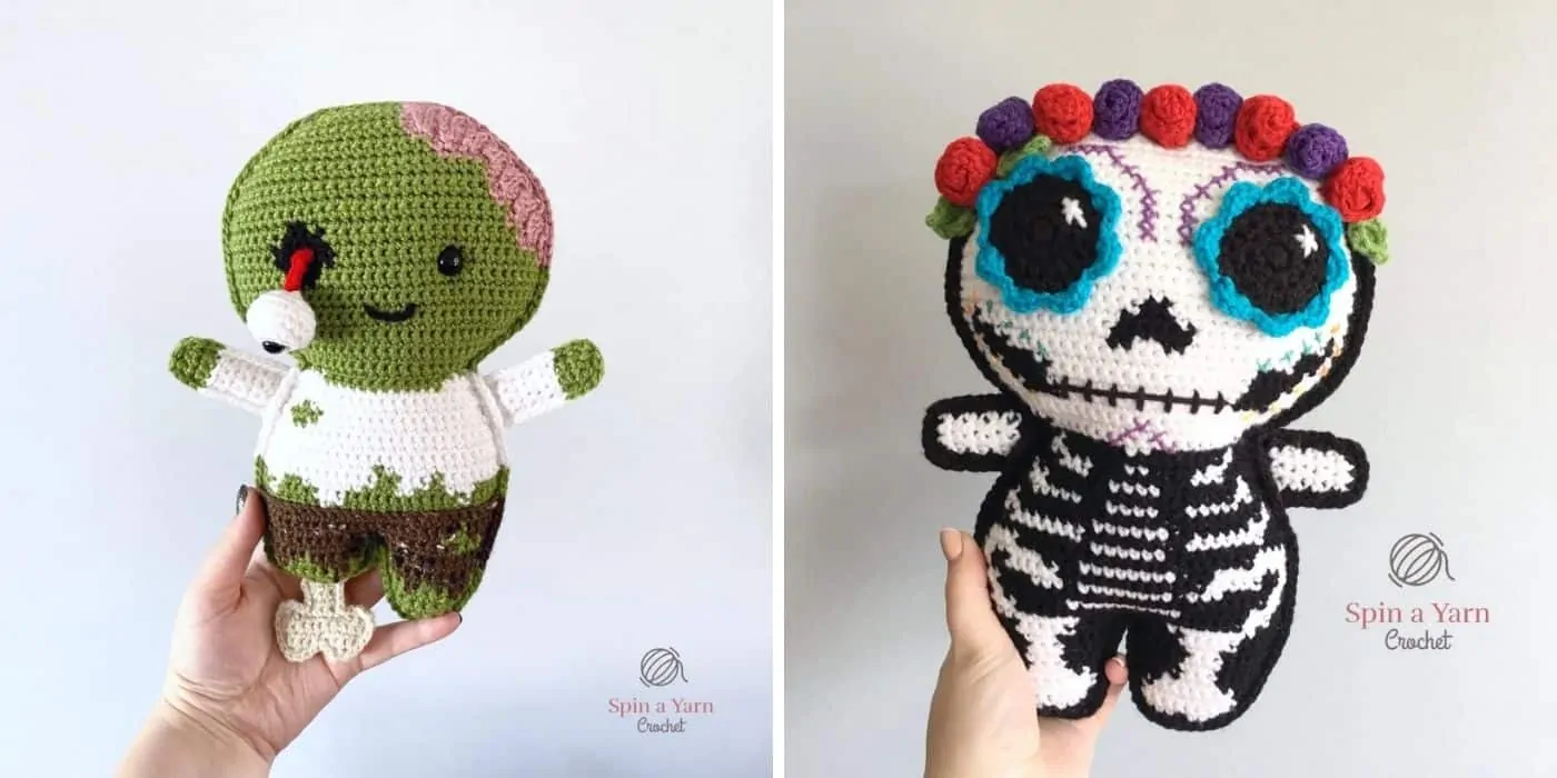 crochet halloween ragdolls