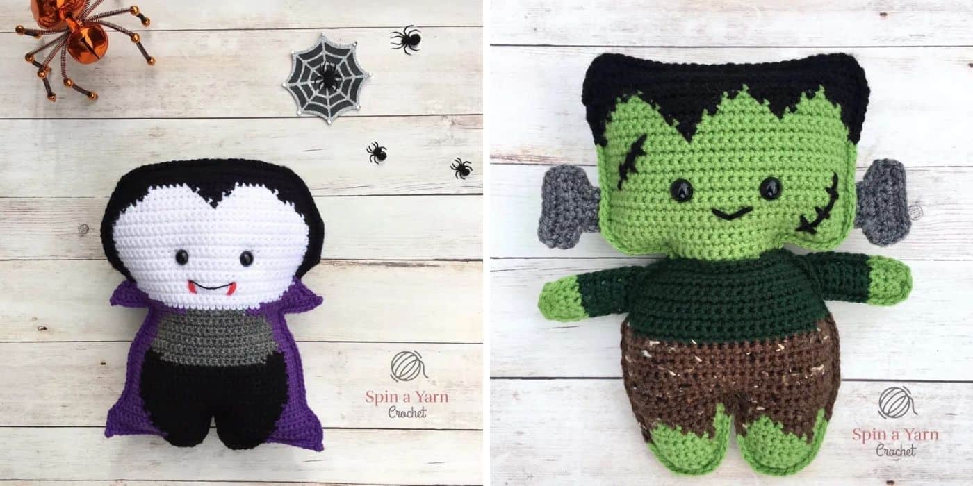 crochet halloween plushies