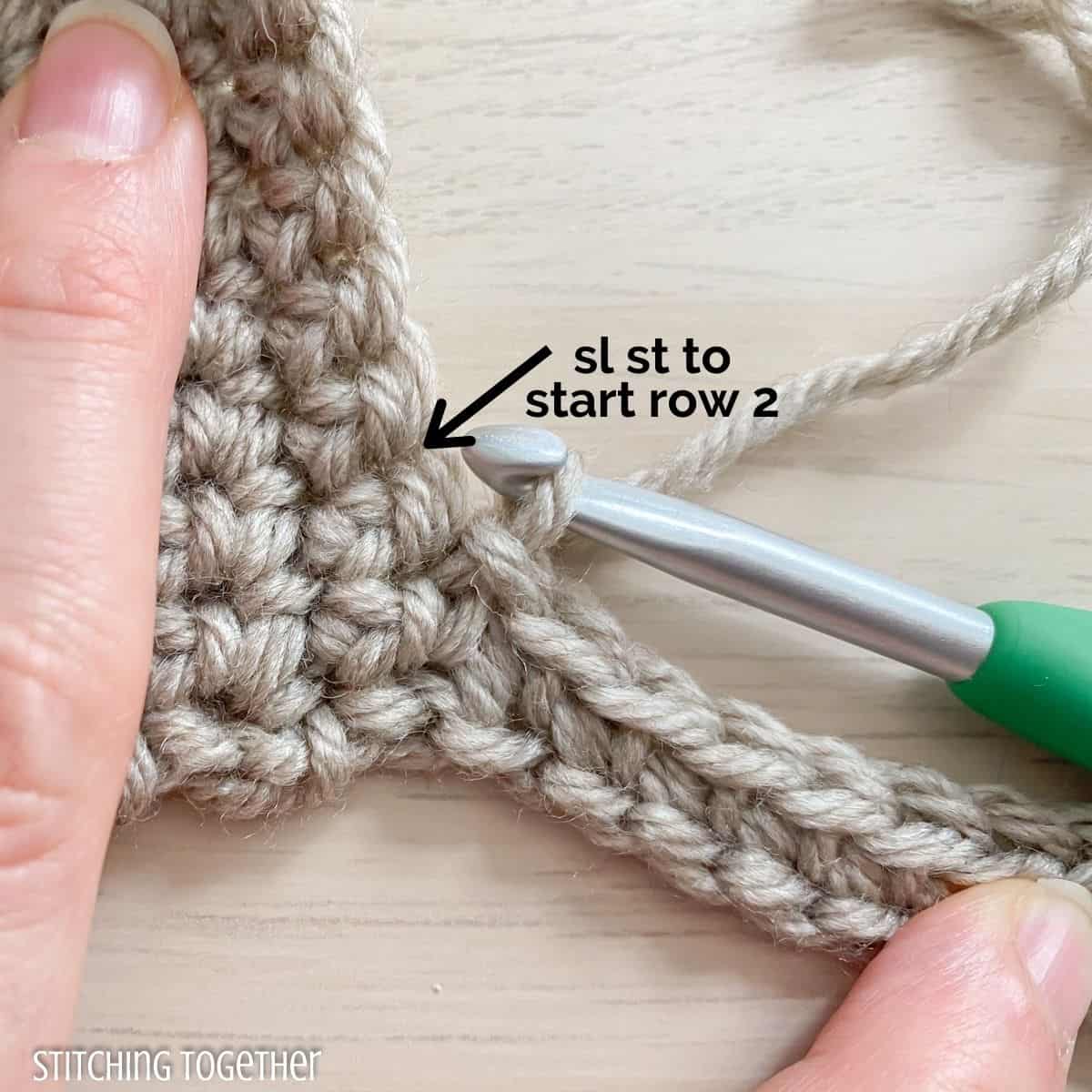 adding crochet ribbing