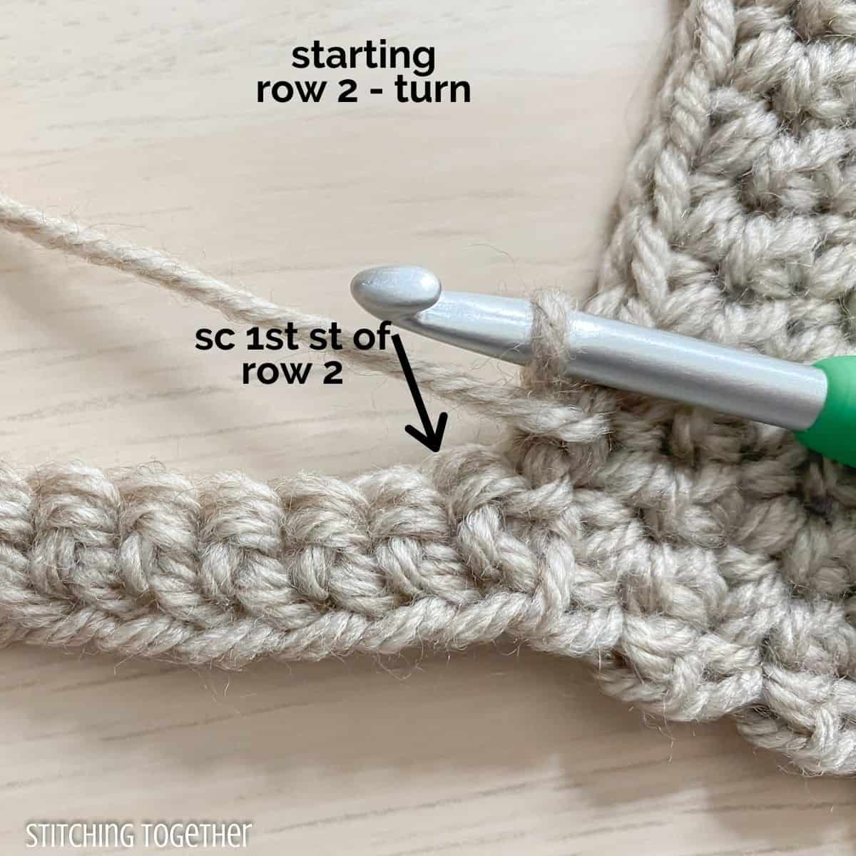 adding crochet ribbing