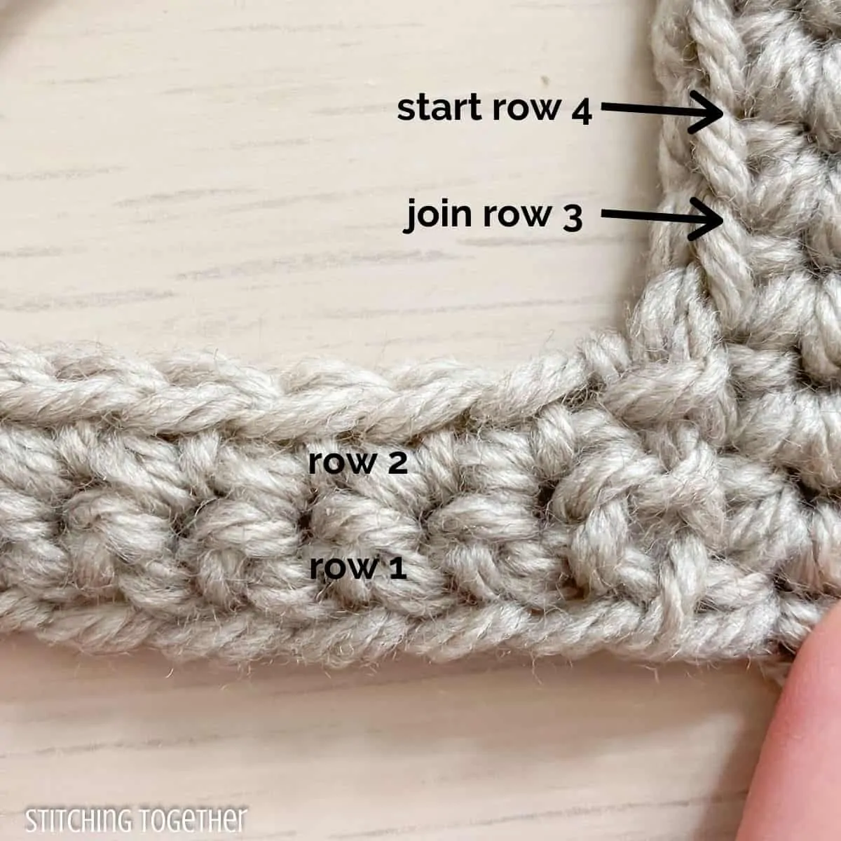 adding crochet ribbing