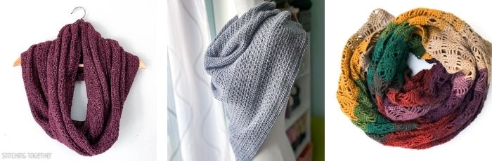 crochet scarves and wraps