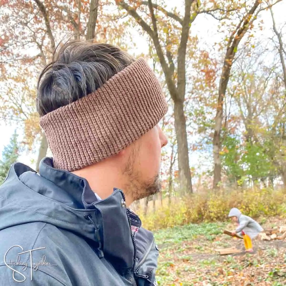 Afton Free Crochet Men’s Ear Warmer Pattern