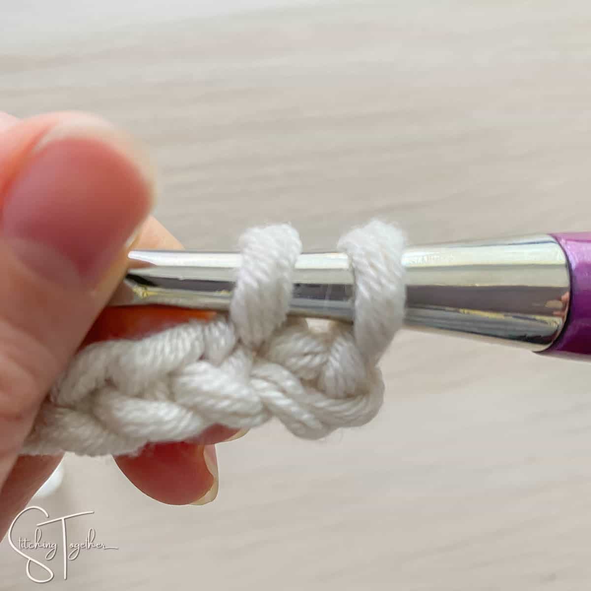 How to crochet the bean stitch EASY tutorial