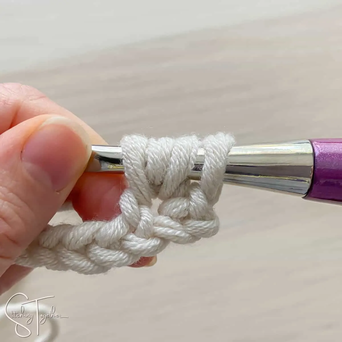 yarn over, insert hook into same st and pull up a loop