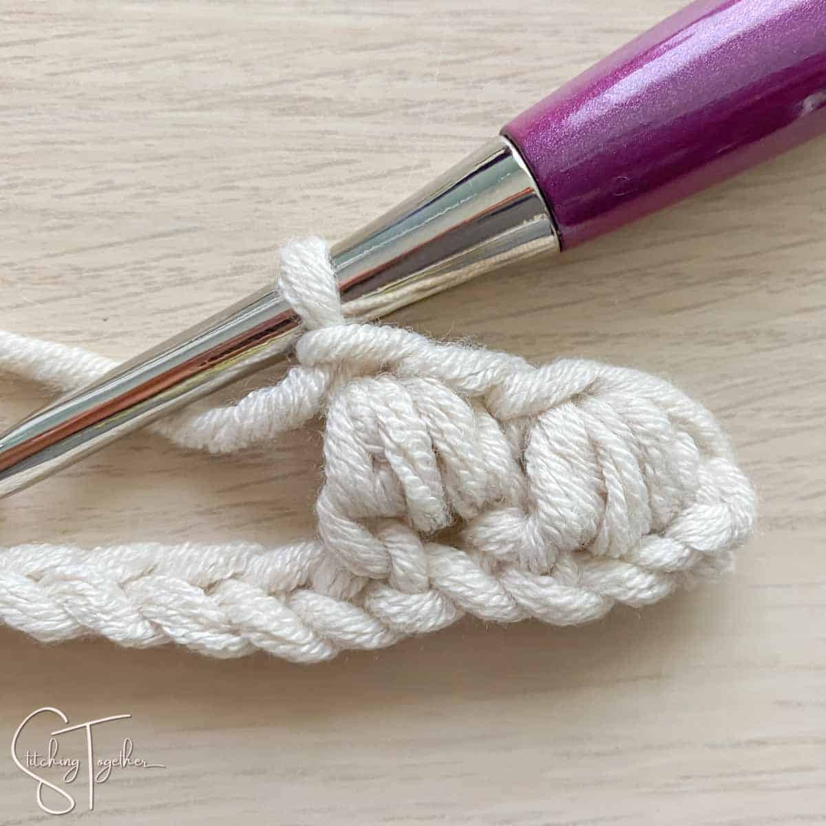 How to crochet the bean stitch EASY tutorial