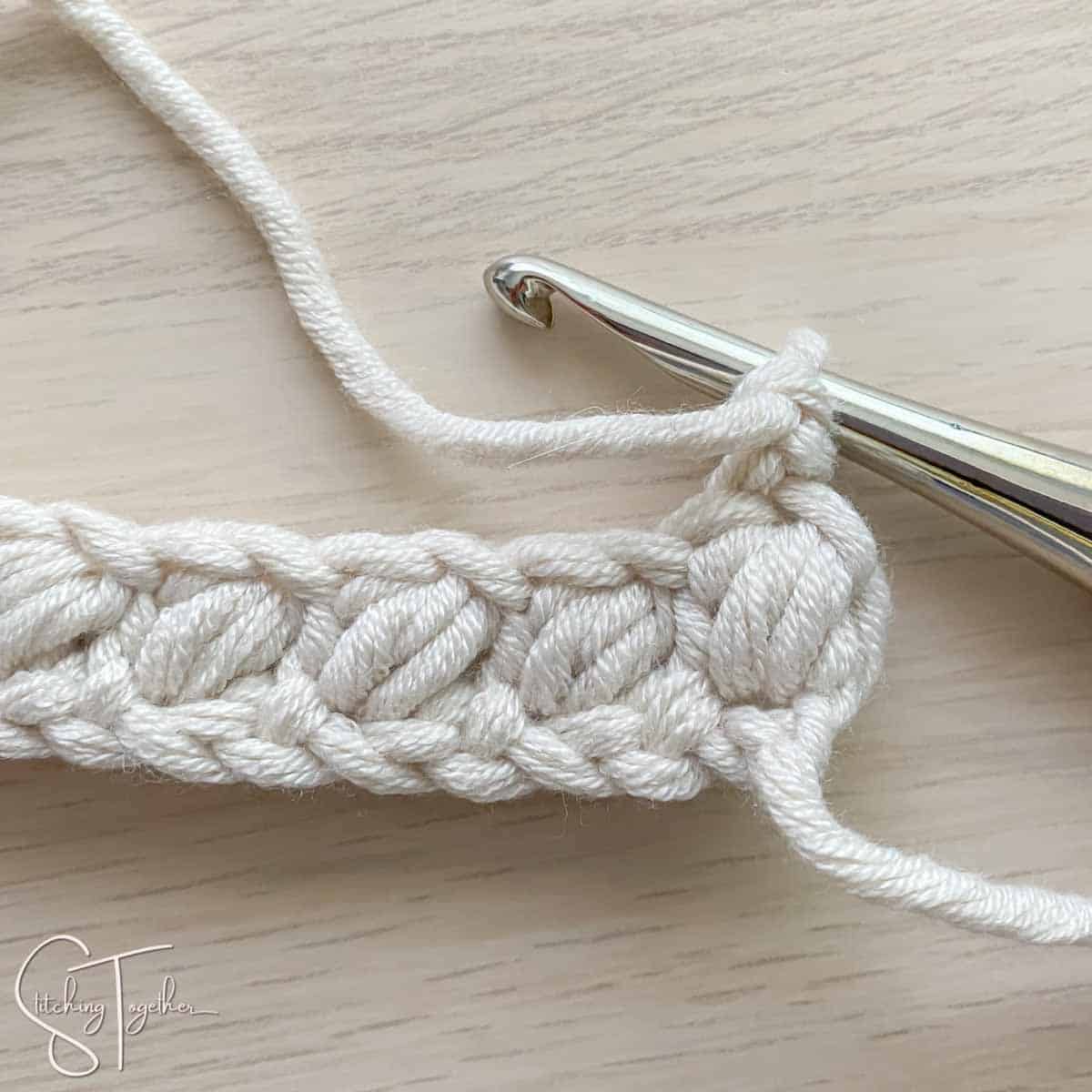 How to crochet the bean stitch EASY tutorial