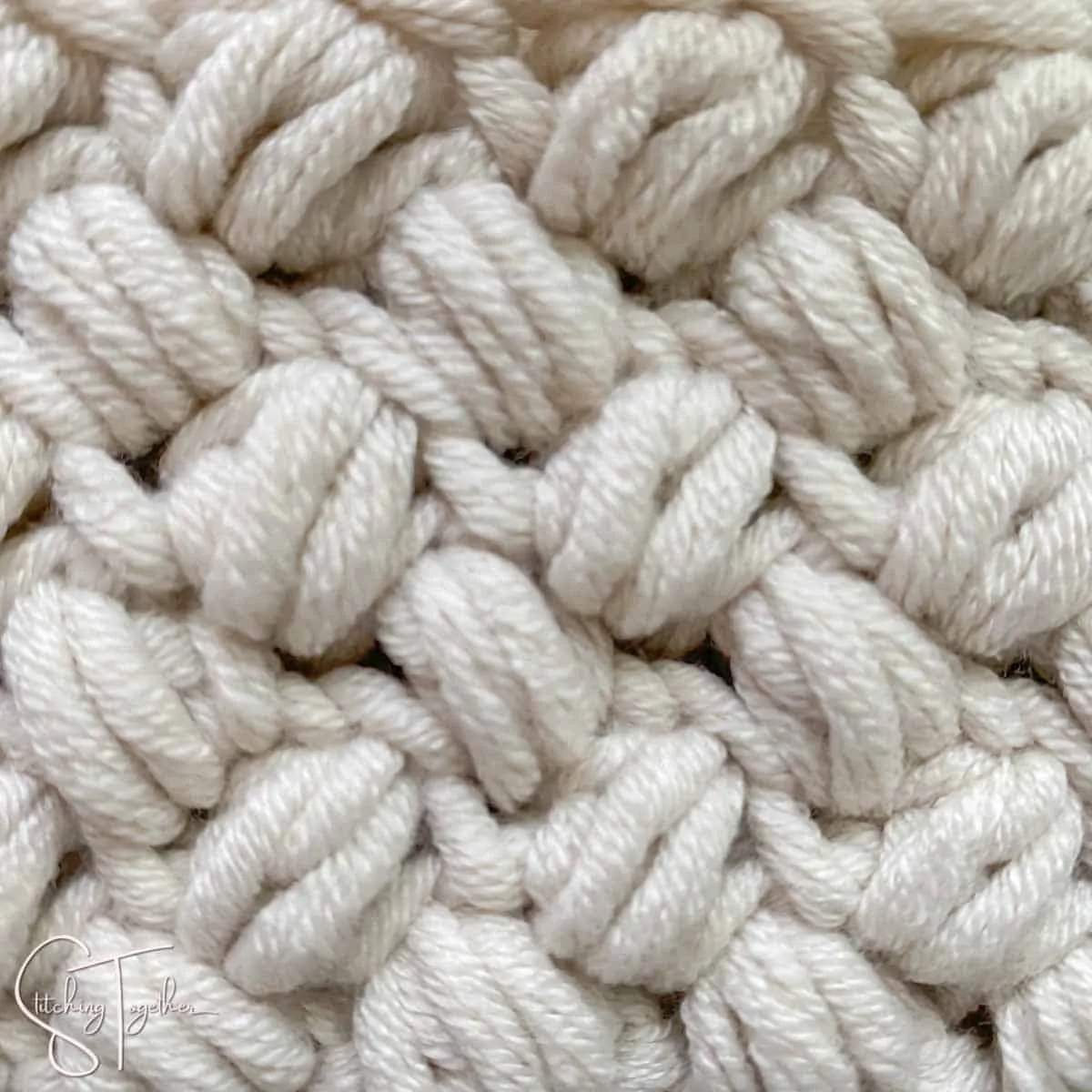Bean stitch blanket 2025 pattern