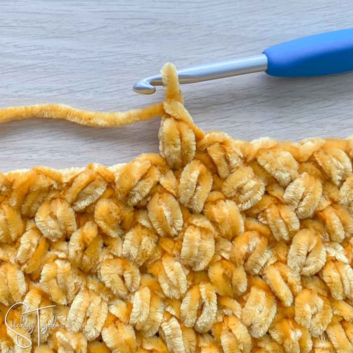 How to crochet the bean stitch EASY tutorial