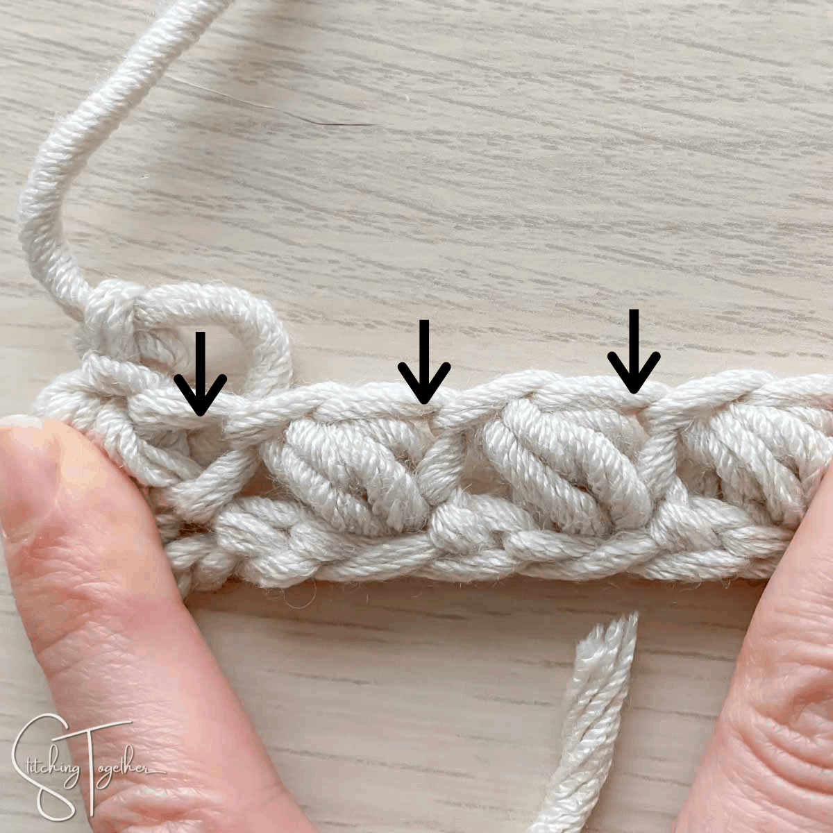 How to crochet the bean stitch EASY tutorial