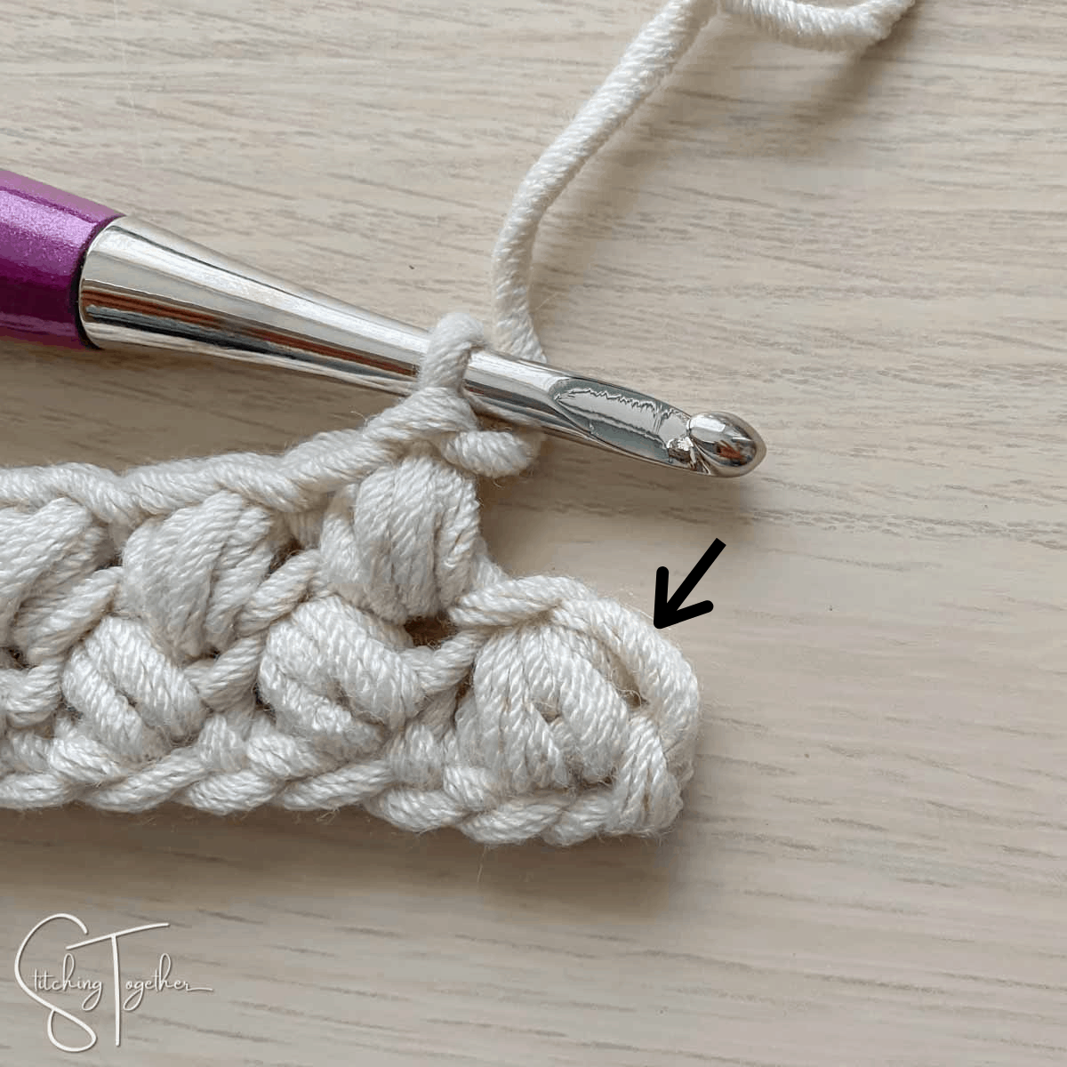 How to crochet the bean stitch EASY tutorial