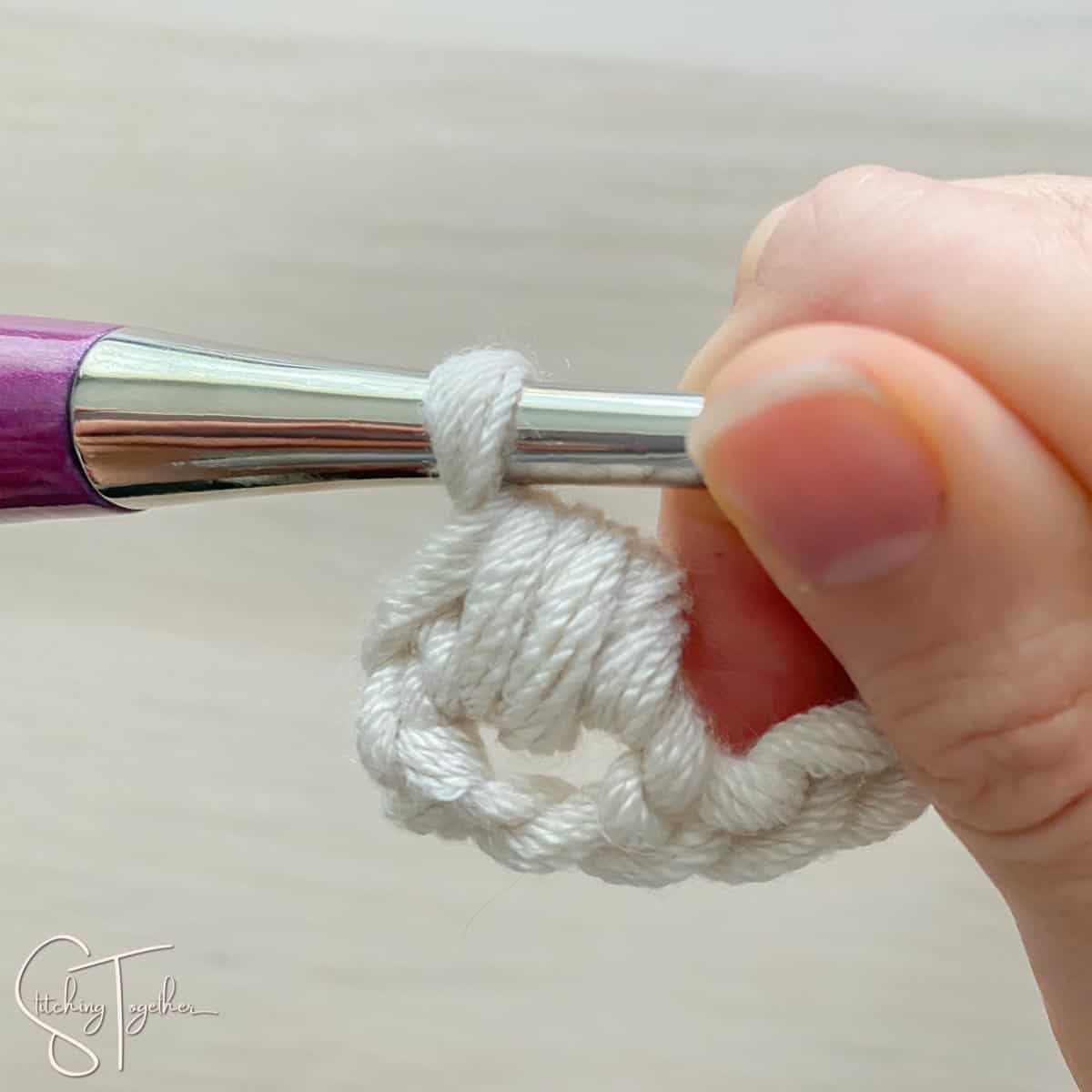 How to crochet the bean stitch EASY tutorial