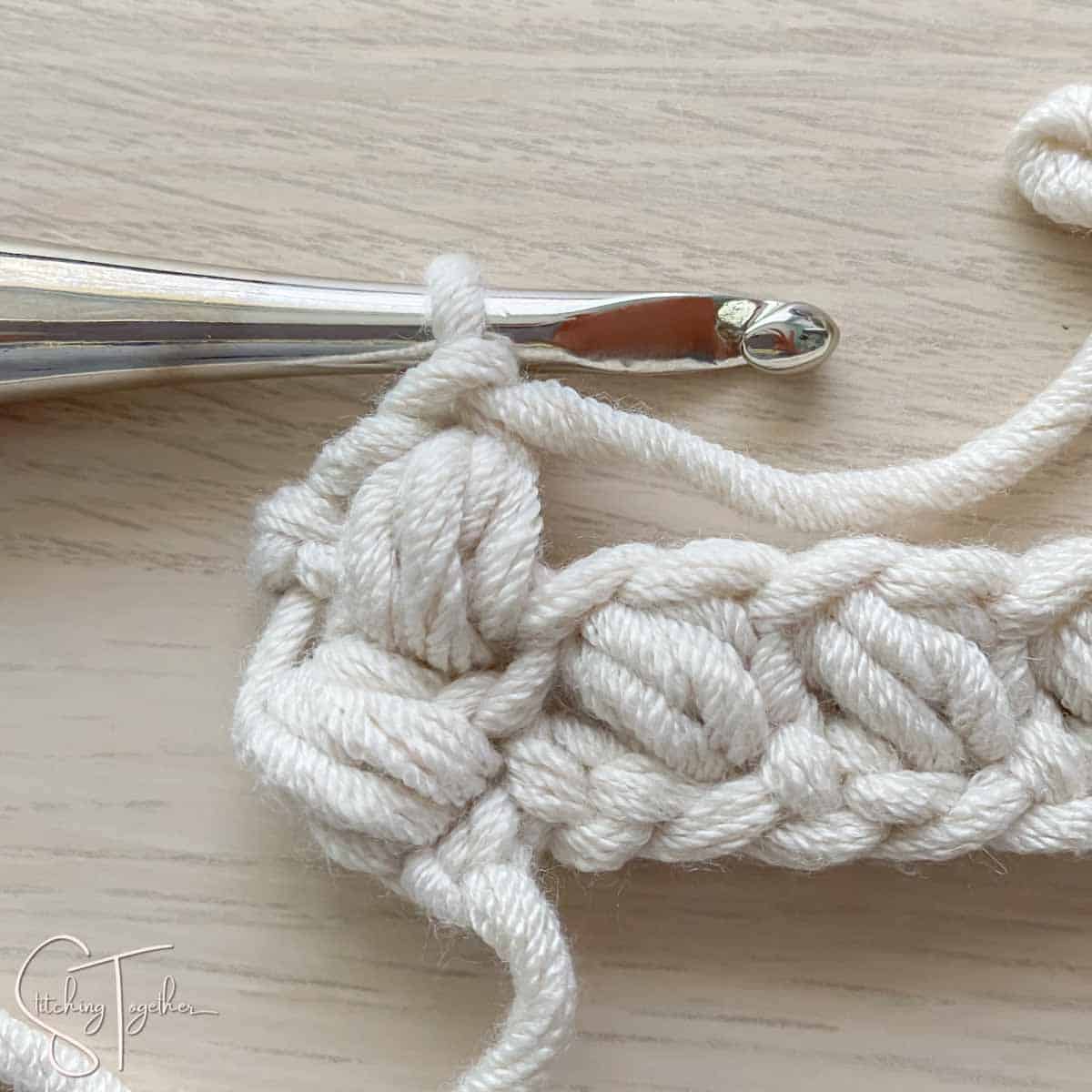 How to crochet the bean stitch EASY tutorial