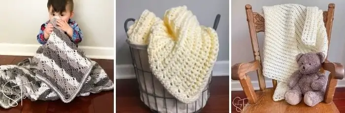 Free crochet ripple baby blanket 2025 pattern