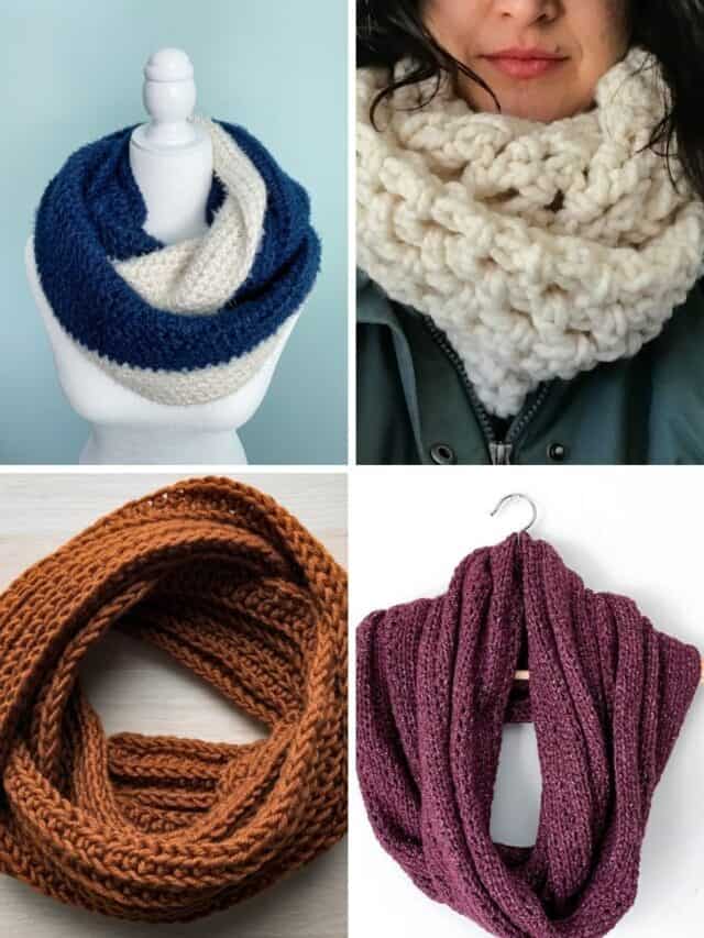 Winter Scarf Crochet Patterns for the Whole Family