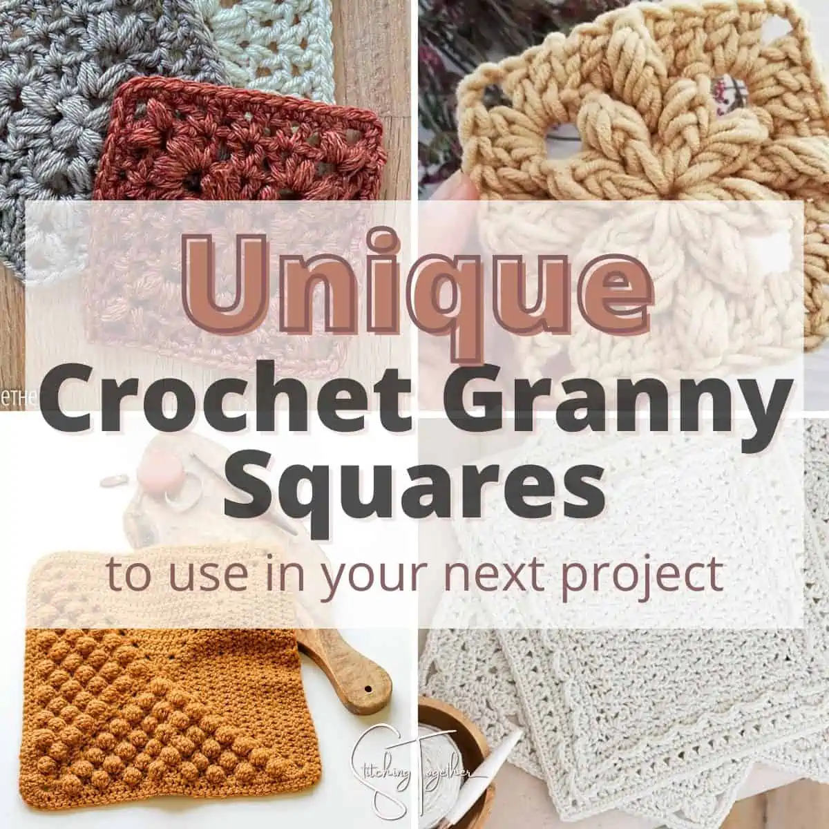 How to Crochet Granny Heart Square Crochet Tote Pattern FREE